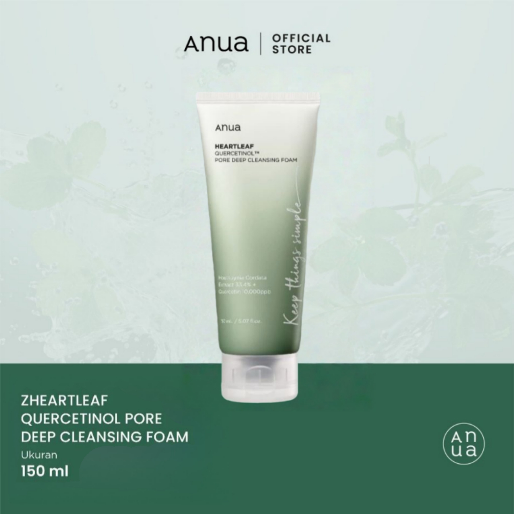 Anua Heartleaf Quercetin Pore Deep Cleansing Foam 150 ml - Anua Heartleaf Cleansing Foam