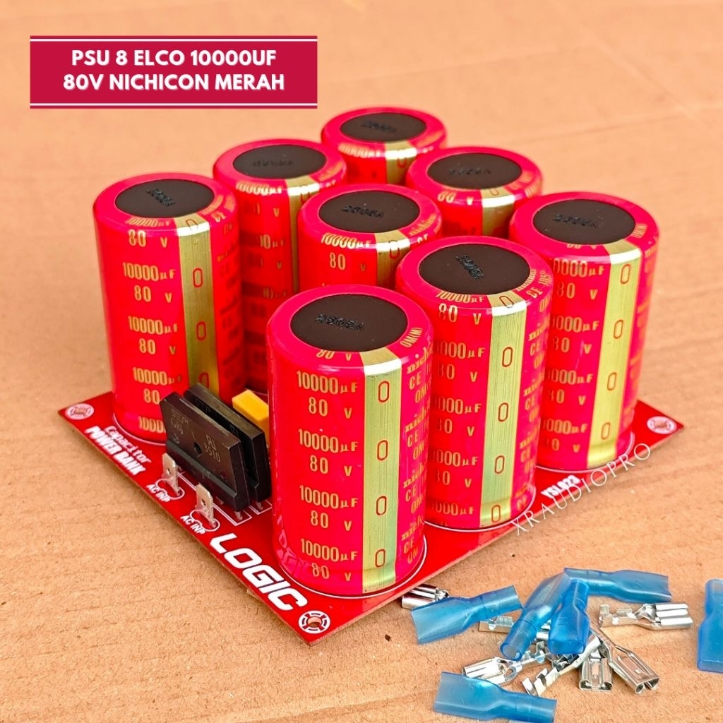 PSU elco Nichicon Merah 10000uf 80V