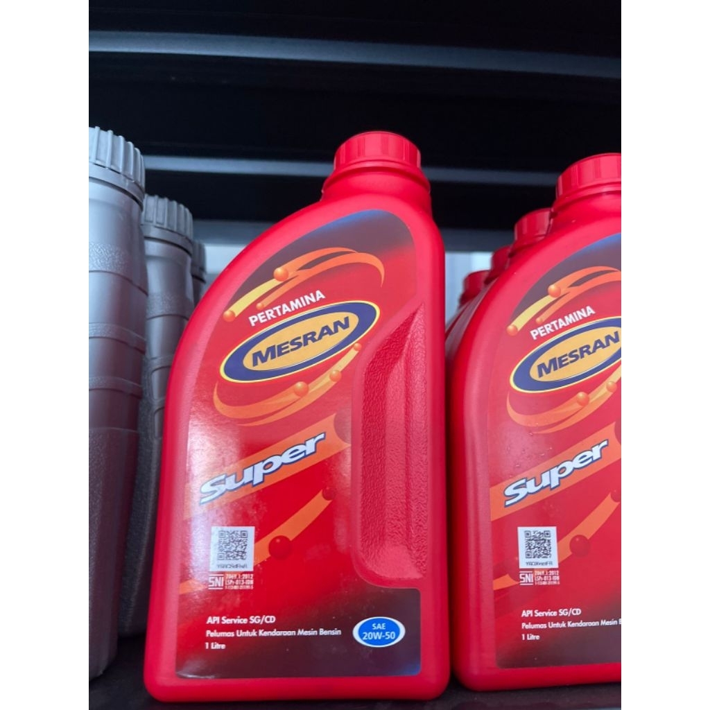Oli Mobil Oli Mesran Super 1Liter