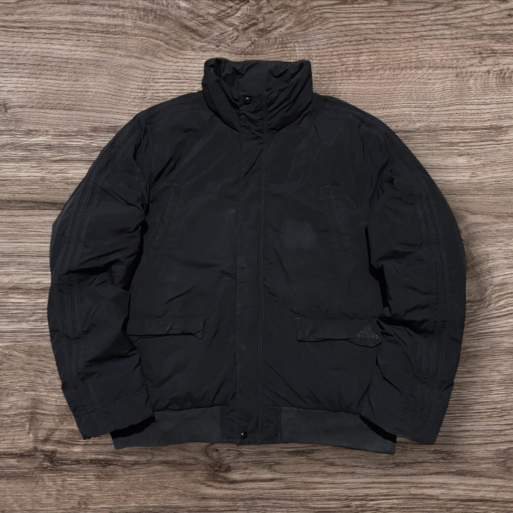 PUFFER JACKET - STRIPED BLACK SECOND
