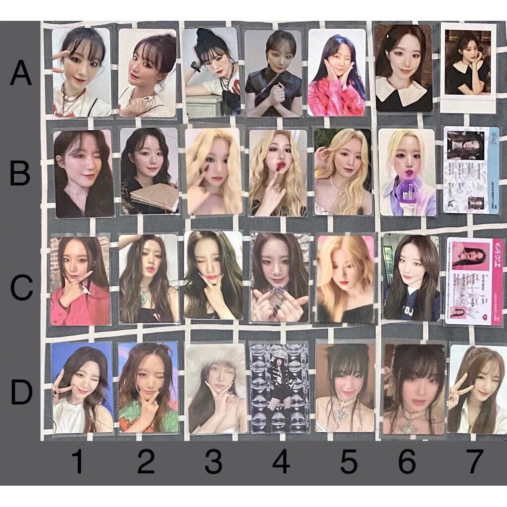 CLEARANCE SALE Shuhua i-dle (G)I-DLE Official PC photocard I Burn Never Die Tomboy Love Feel Queenca