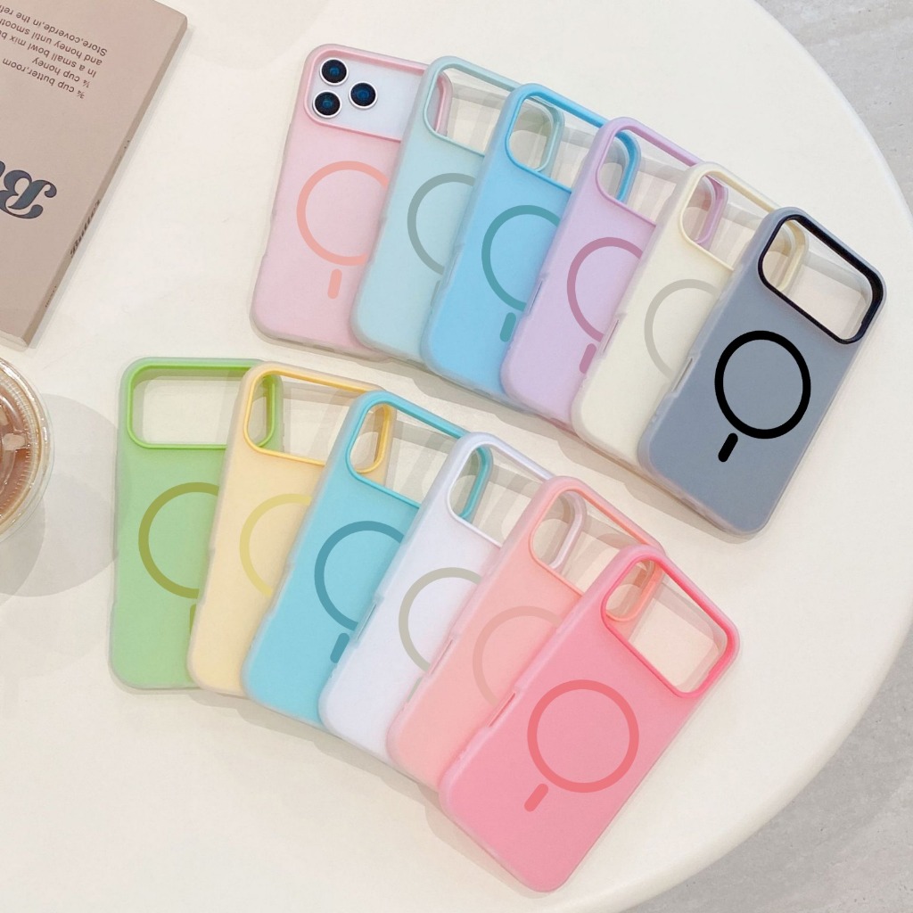 Magsaf* Case Jelly Color 2 in 1 Compatible For Xiaomi Redmi note 14s Poco C85 Silikon Softcase Casin