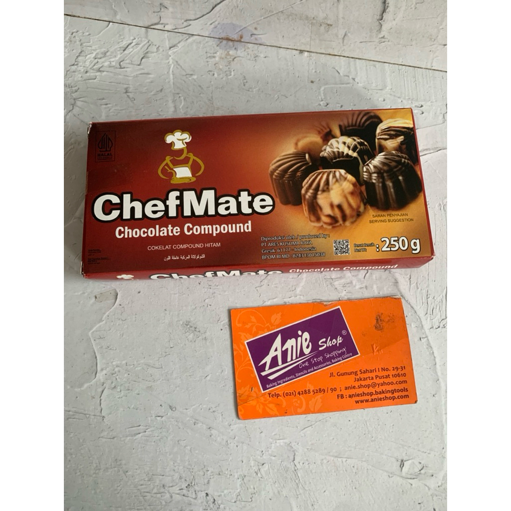 chefmate dark compound 500gr dan 250gr/coklat batang chefmate/coklat cooking