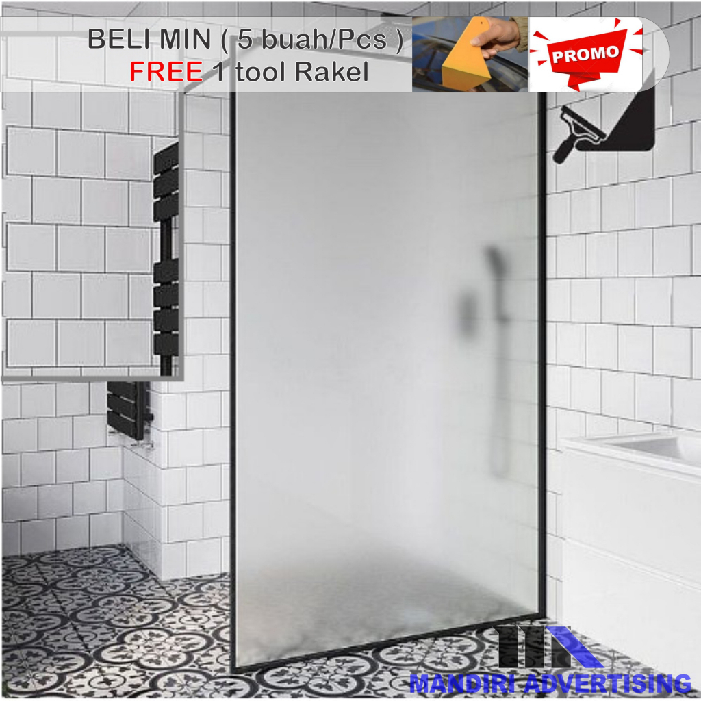 Stiker Kaca Buram Sandblast 120cm/stiker sanblas lebar 150cm dan sanblast hitam lebar 120cm