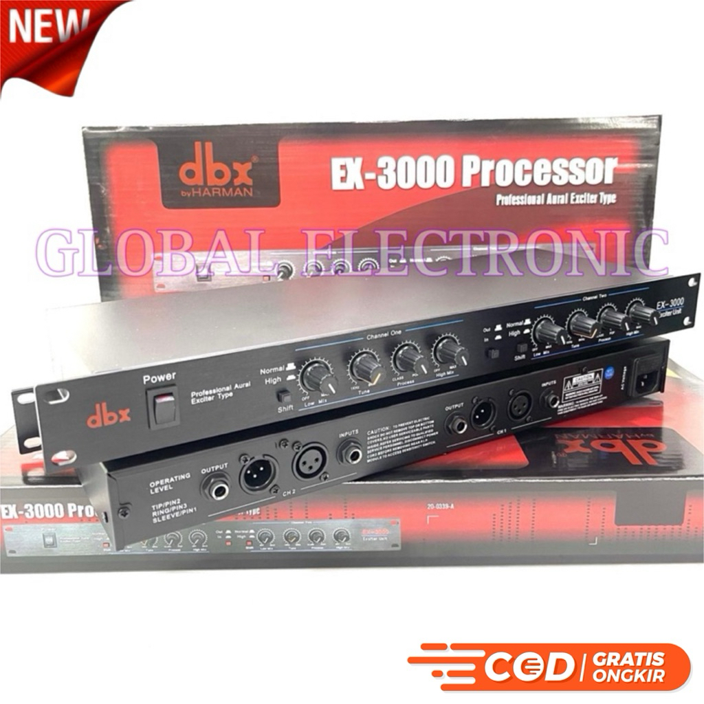 PROCESSOR DBX EX 3000 Audio Prosessor  DBX EX 3000 Audio Prosessor