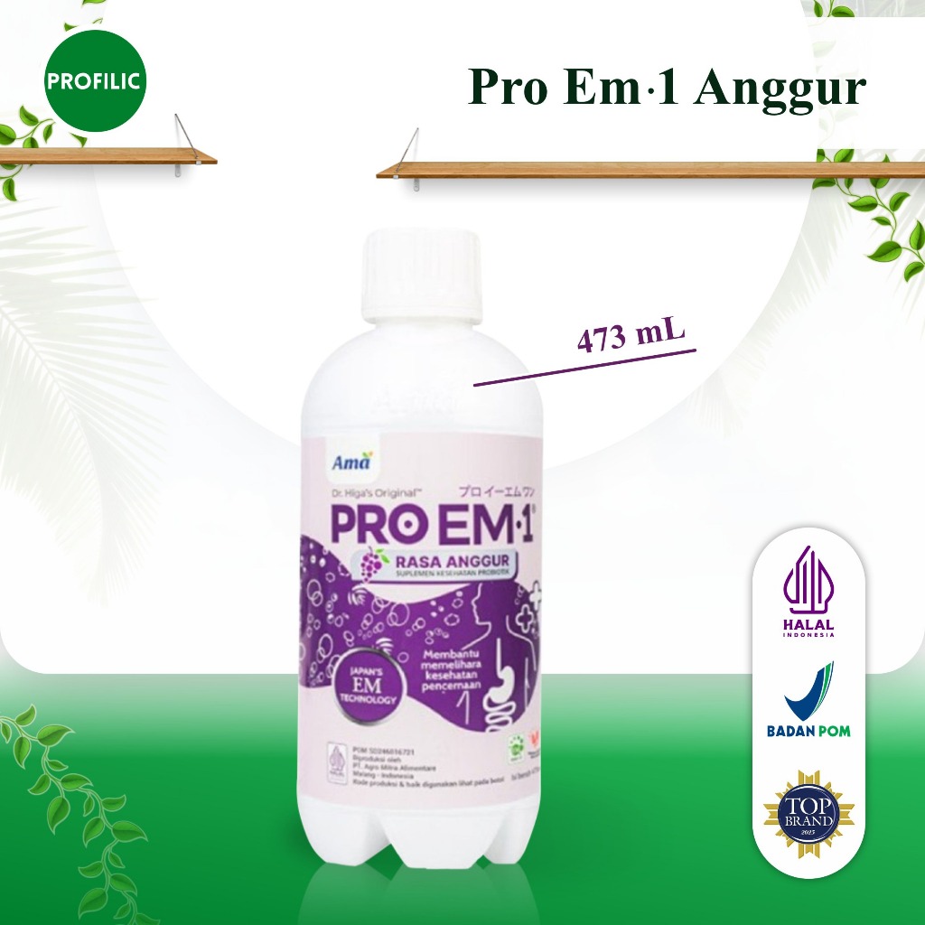 PRO EM1 Rasa Anggur 473ml | Suplemen Probiotik