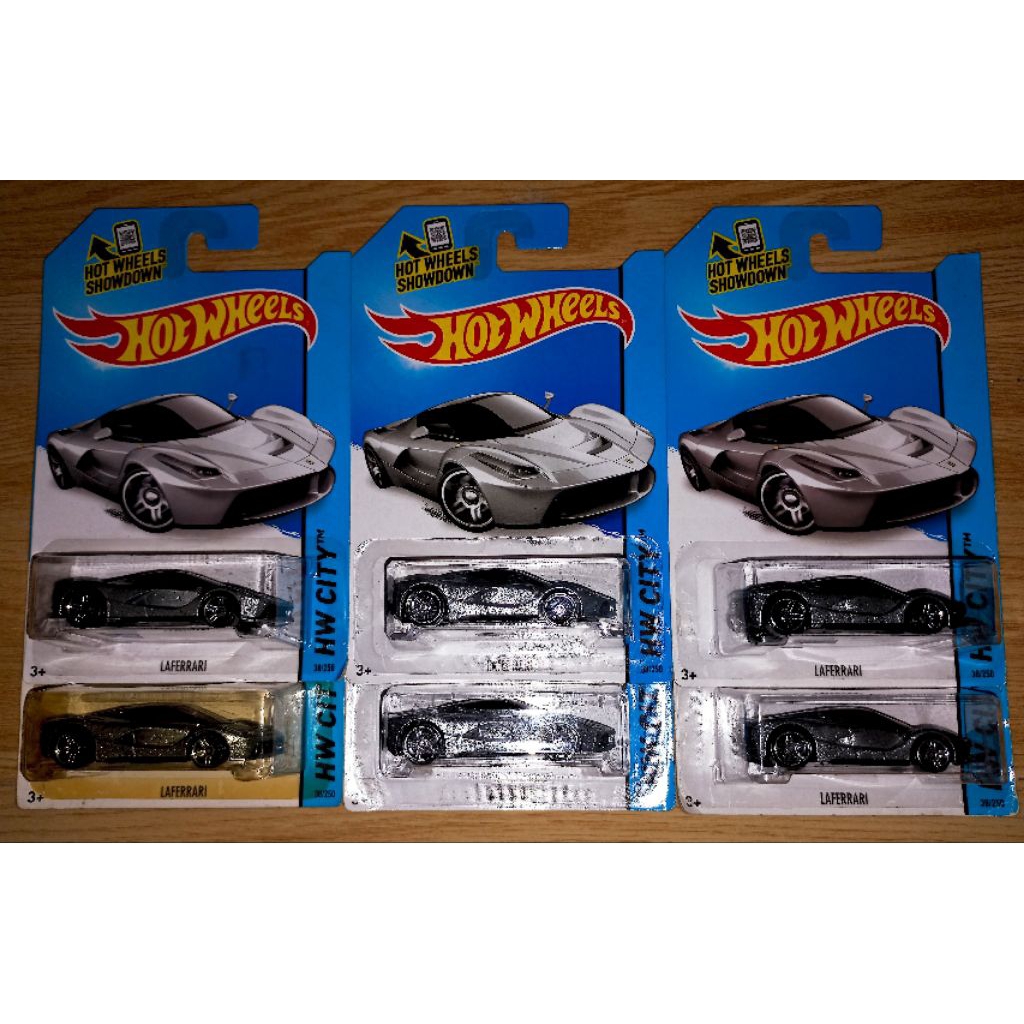 Hotwheels laferrari silver