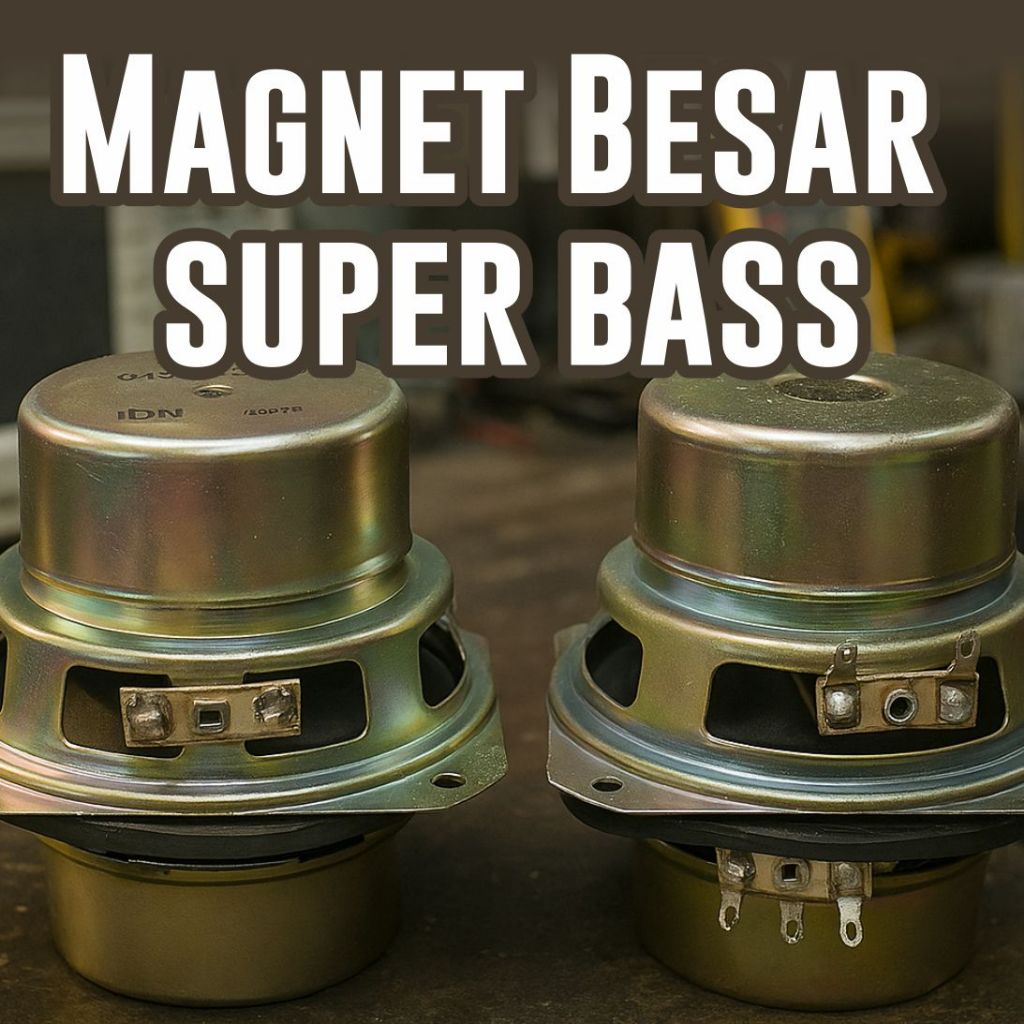 Speaker Wofer 4 in Speaker Bass magnet besar