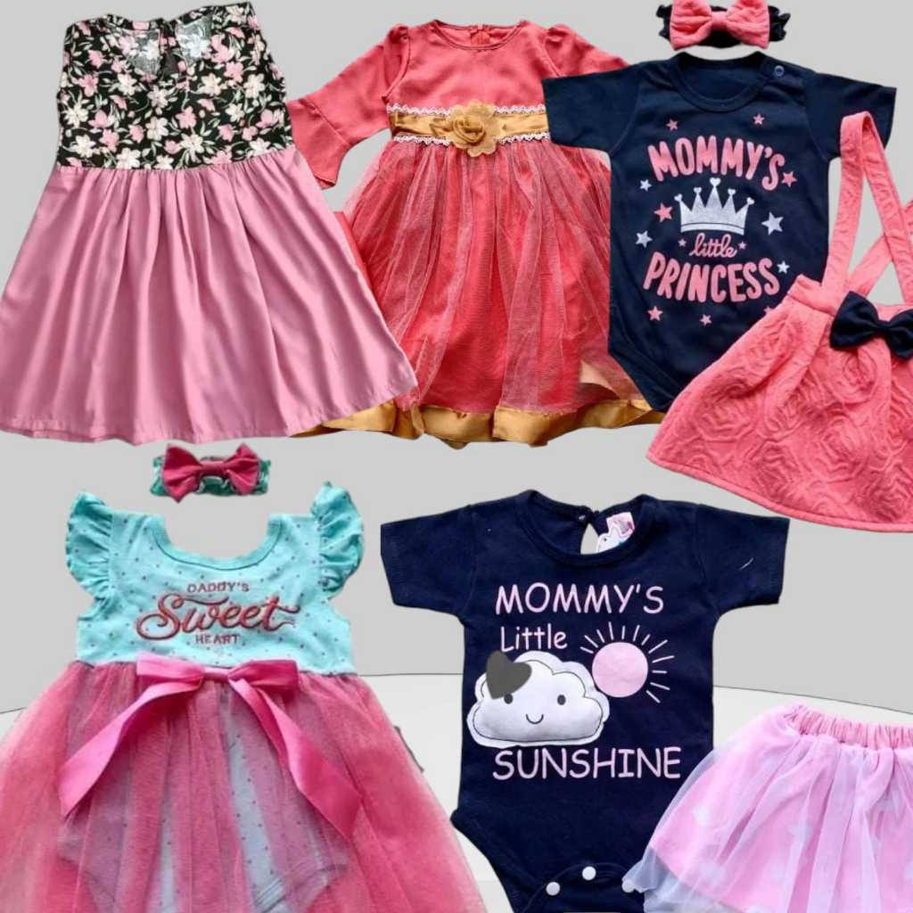 Paket Usaha Baju Anak Perempuan isi 5 Pcs