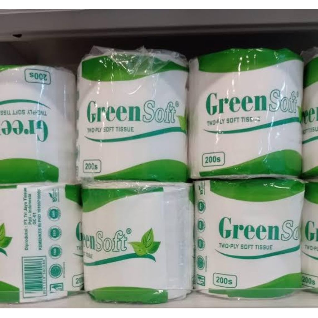 GreenSoft Two-Ply Soft Tissue – Tisu Gulung Lembut & Berkualitas Tinggi