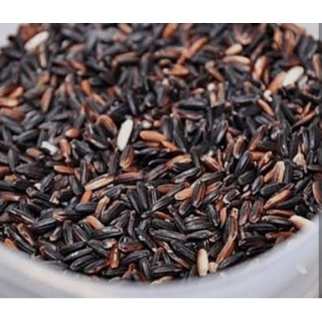 Beras Ketan Hitam Pulen Super - 1 Kg