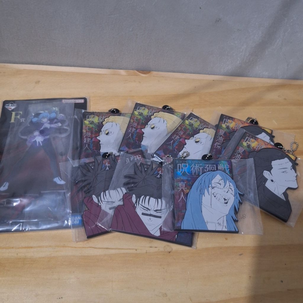 Official Jujutsu Kaisen Ichiban Kuji Rubber Keychain Standee Nanami Choso Kenjaku Mahito + ADMIN [Ba