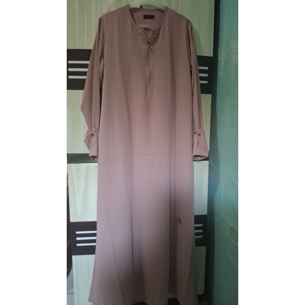 PRELOVED LOVELLA DRESS BY DITSY [HARAP BACA DESKRIPSI] WARNA DUSTY PINK SIZE L
