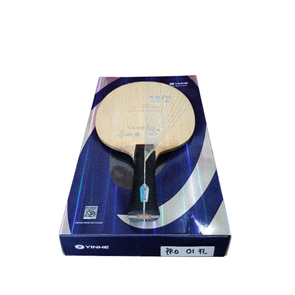 kayu bet pingpong tenis meja bekas pakai merk Yinhe Pro 01