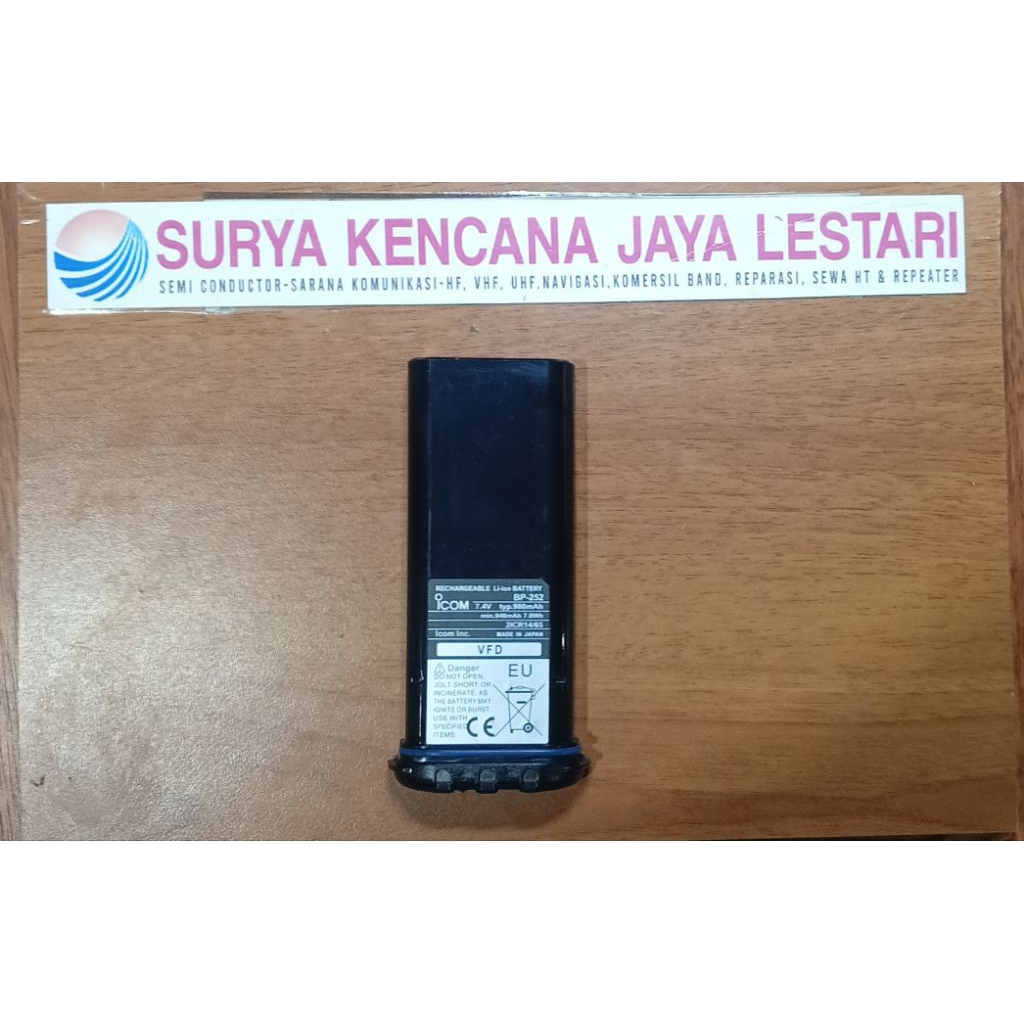 BATERAI HT ICOM BP-252