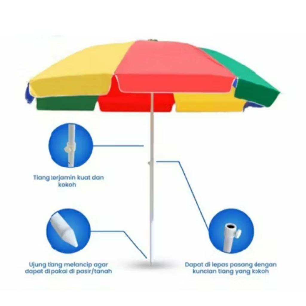 payung dagang payung jualan payung pelangi payung pantai payung tenda jualan payung motor