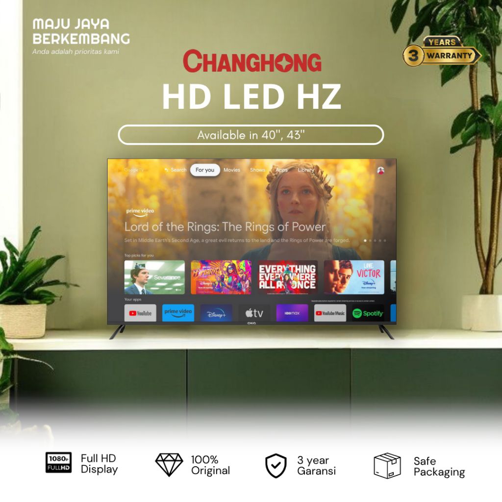 CHANGHONG L43H7 full Hd android tv 43 inch h7