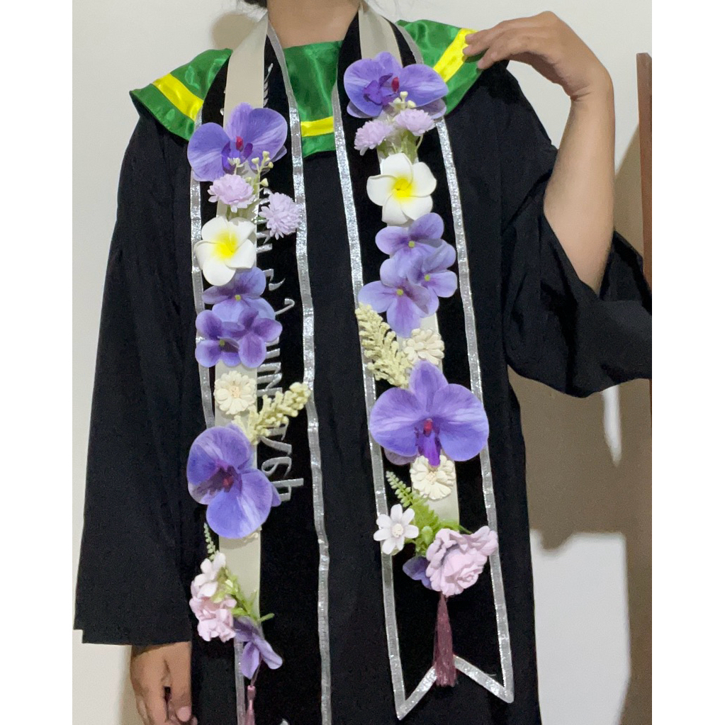 Ready Stock |Instan Bandung Selempang Wisuda | Graduation Sash | Flower Sash | Selempang Bunga