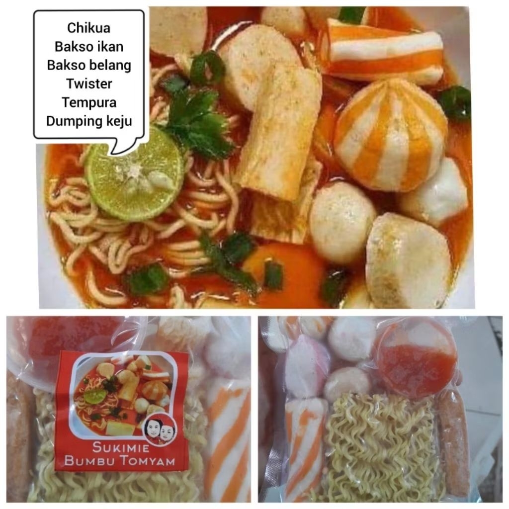 Suki Mie Bumbu Tomyam Makanan Frozen Food Praktis