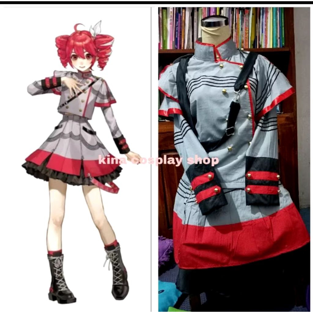 Kasane Teto Vtuber Costume Cosplay