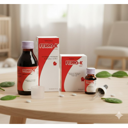 Ferro-K - Ferro K Drops | Ferro K Sirup - Suplemen Untuk Memelihara Kesehatan/Zat Besi
