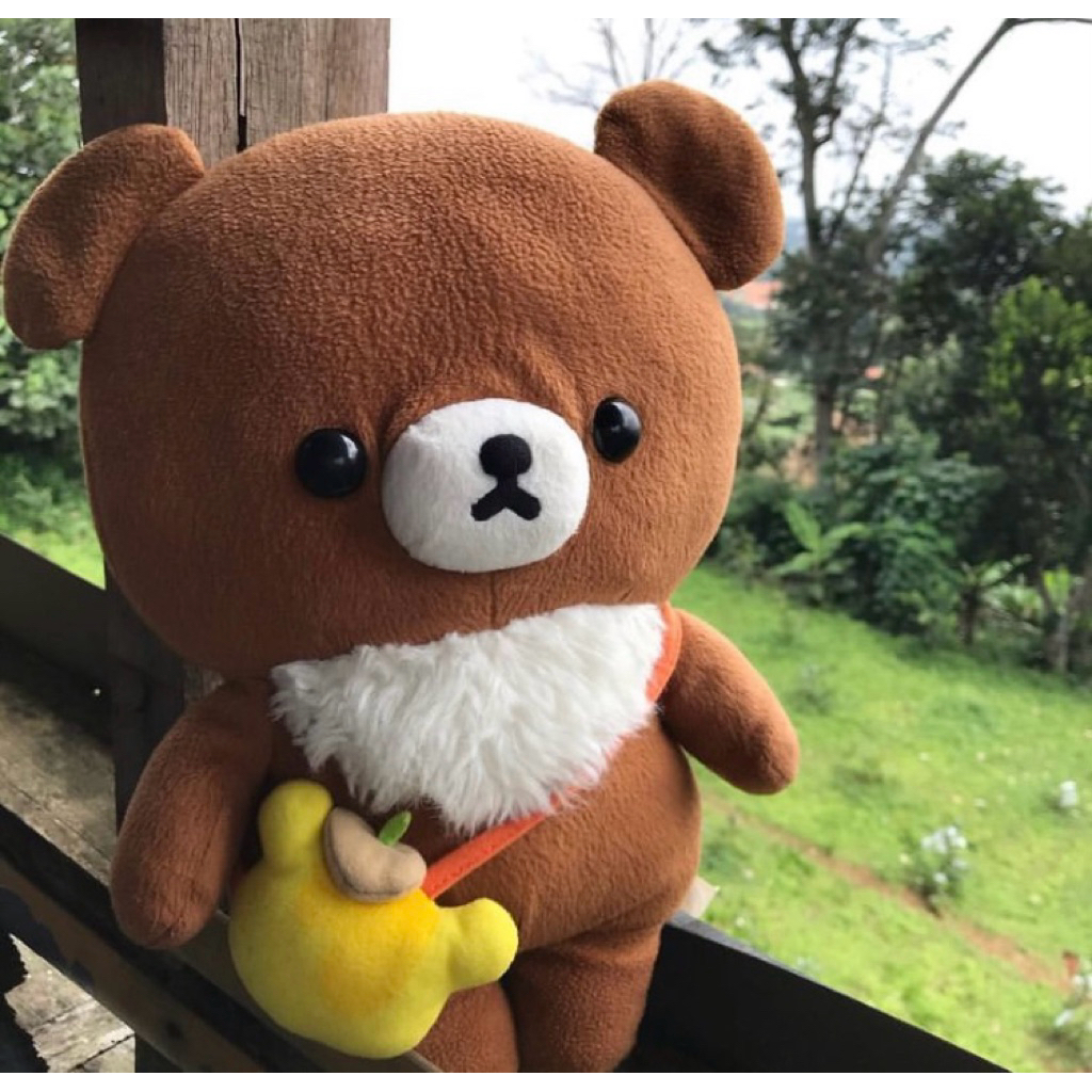 Boneka rilakkuma koguma size L besar sanx