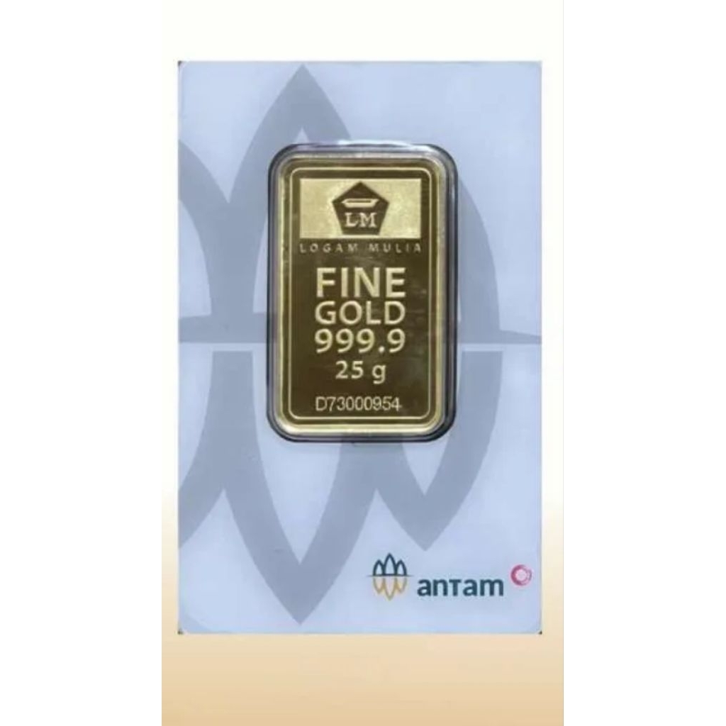 Antam 25 Gram 2025. asli. Certieye