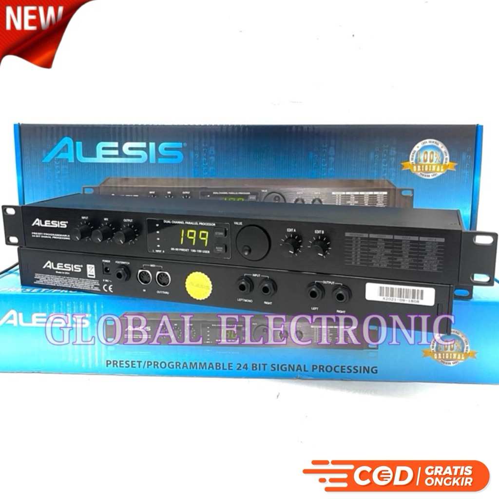 Effect Vocal Alesis Microverb 4 Original Made in USA Original asli Made USA
