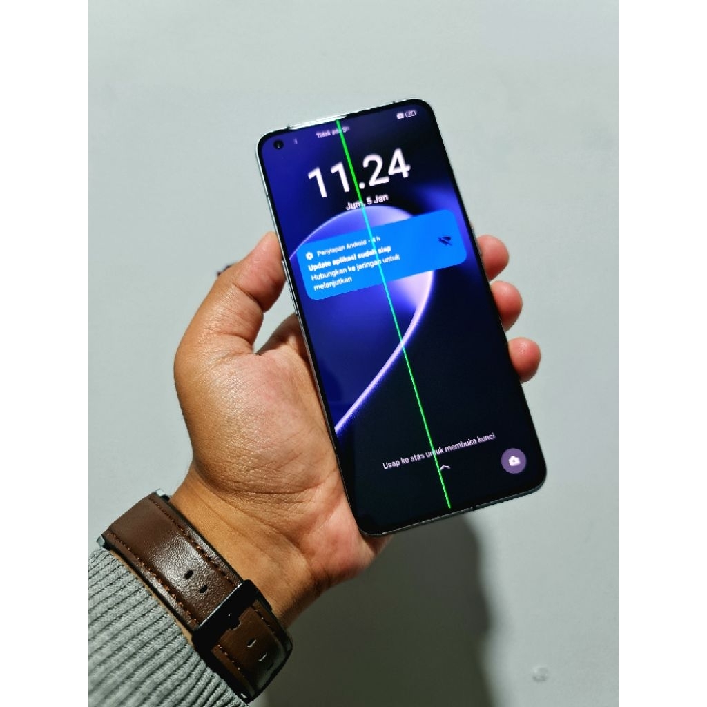 LCD+Frame realme GT2 Pro (Black) Minus - LCD Original Copotan