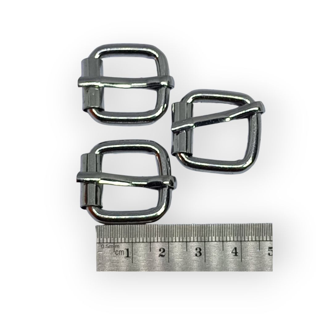 aksesoris tas, Ring tusuk tas gesper 2 cm, warna NEKEL. aksesoris tas wanita/pria. gesper bat tali t