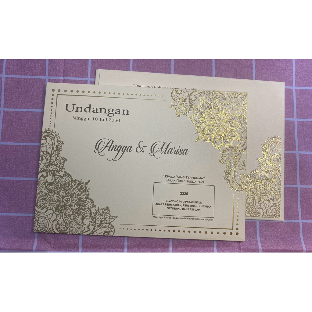 blangko undangan kosongan ERBA kode 2325