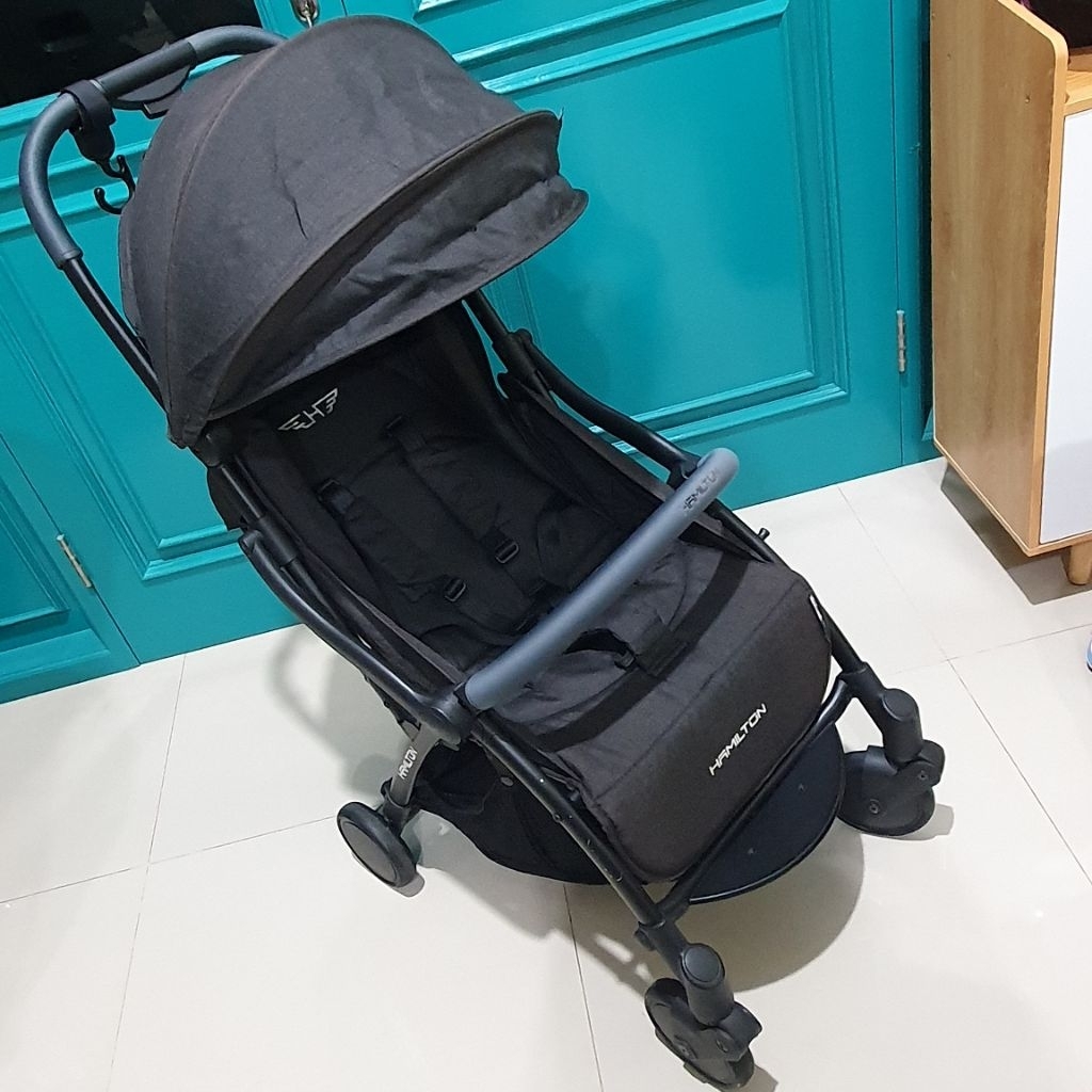 stroller hamilton ezze elite autofold preloved second bagus