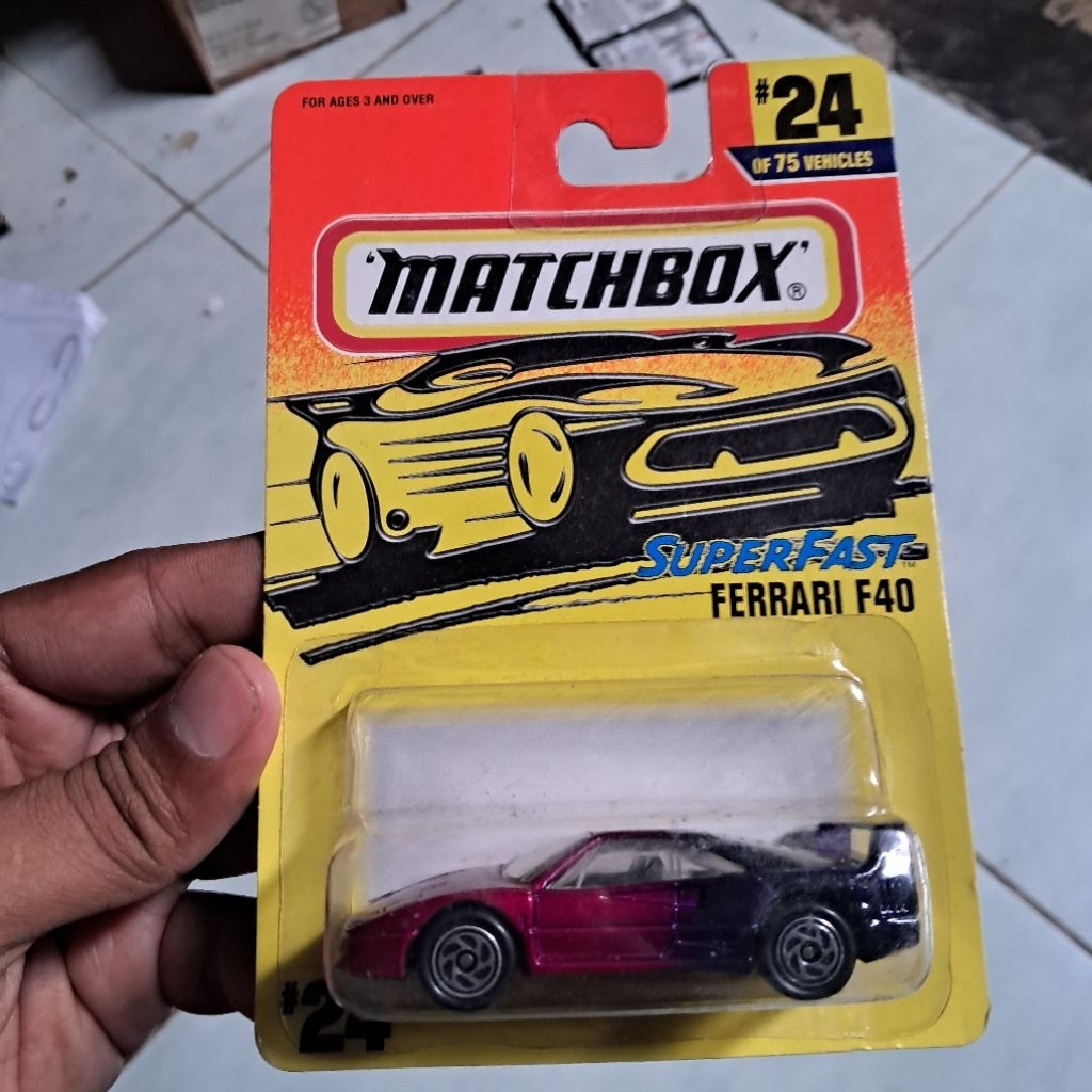 matchbox ferrari f40 superfast
