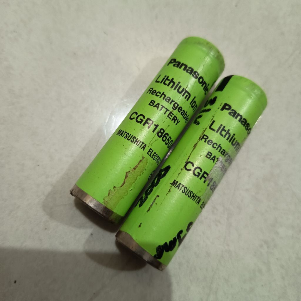 Batrei 18650 Panasonic bekas laptop CGR 2000mah