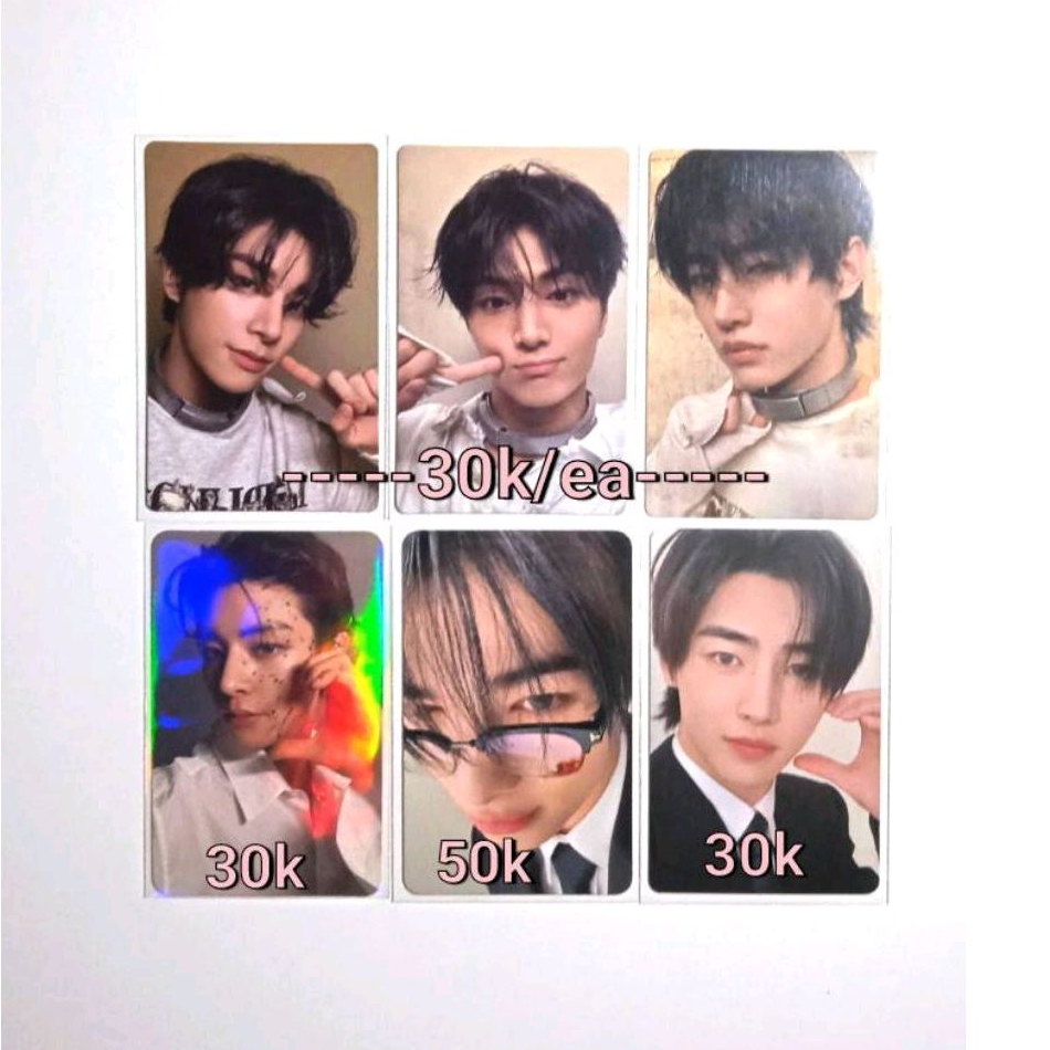  clearance underprice  [ photocard official enhypen d:u r:u d:d ] Sunghoon gitdas - heeseung italia 