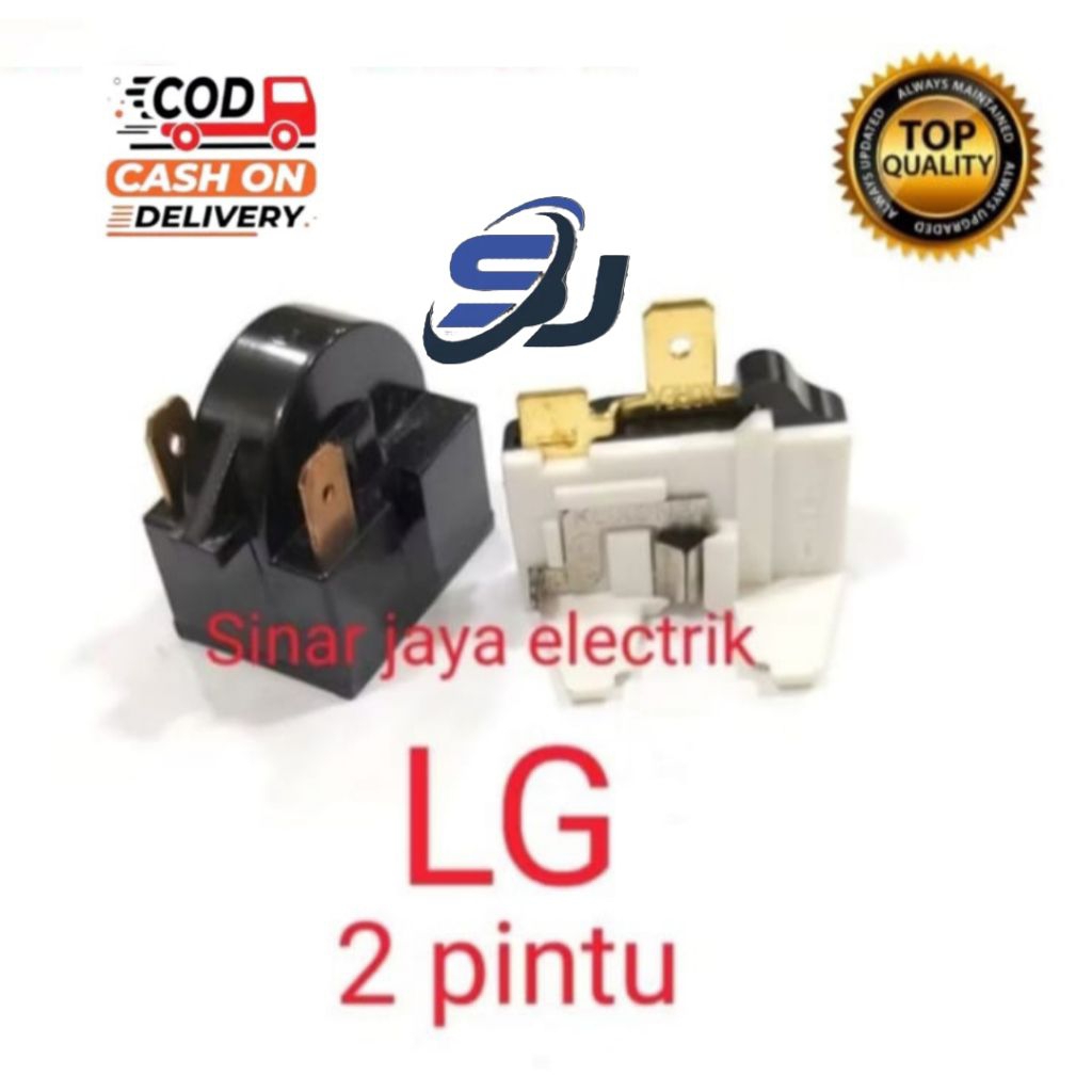 RELAY PTC OVERLOAD KULKAS LG 2 PINTU / RELAY PTC 2 PIN