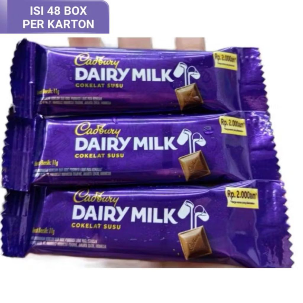 Coklat cadbury dairy milk 11gr