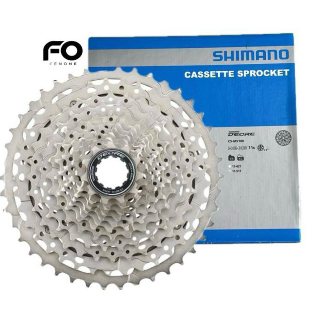 SHIMANO SPROCKET 11-51T CS-M5100 DEORE 11 SPEED / CASSETE SPROCKET SHIMANO DEORE CS M5100