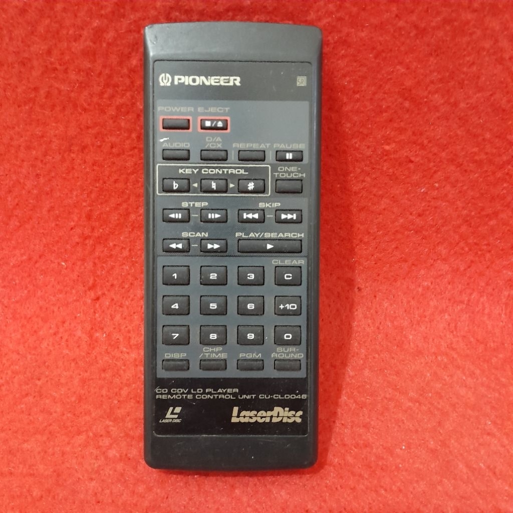Remote Remot LD Laser Disc PIONEER Original Asli . CU - CLD048 .