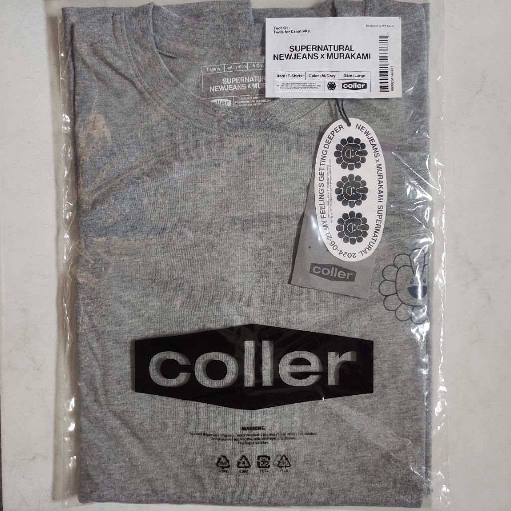 [READY OFFICIAL] Line Friends Newjeans New Jeans Line Friends Kaos Supernatural Newjeans x Murakami