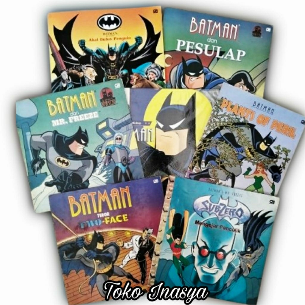 BUKU BATMAN (BUKU CERITA BATMAN BERBAGAI JUDUL) FULLCOLOR / ORIGINAL SECOND