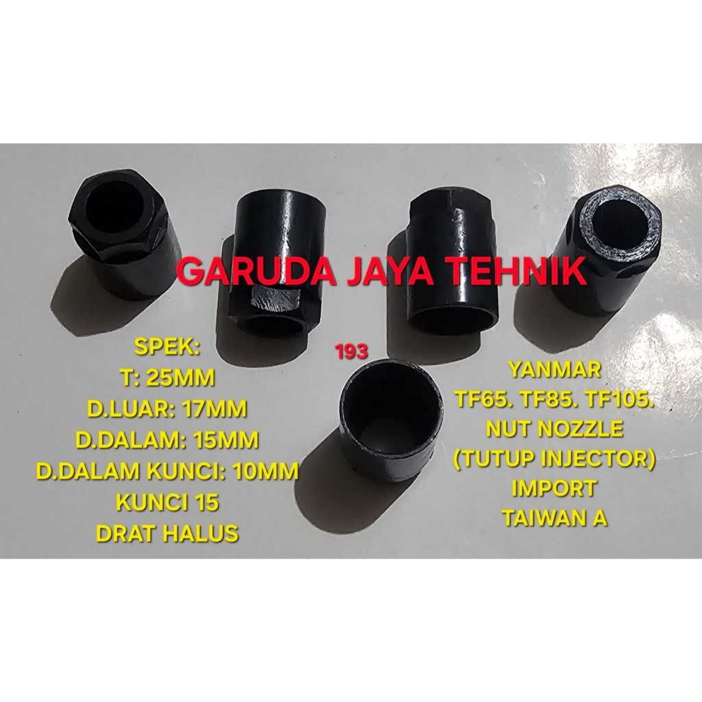 Nut nozzle tutup nosel tutup rumah nozzle yanmar TF65 TF85 TF105 produk berkualitas import asli taiw