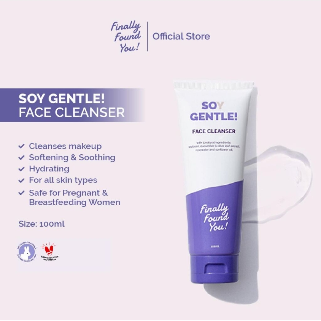 Finally Found You SOY GENTLE Face Cleanser