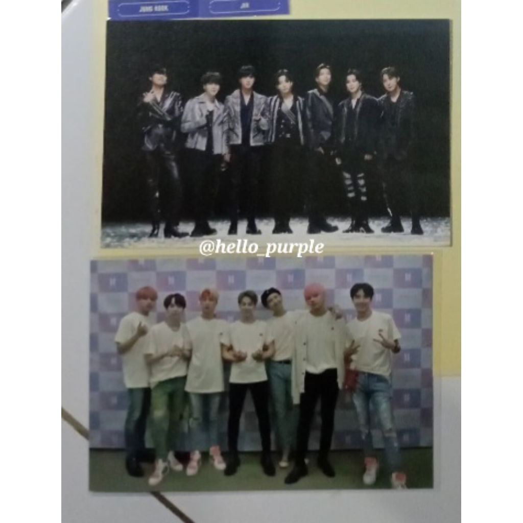 (Rare) Ready BTS Official Postcard DVD Love Yourself Free Postcard MCB