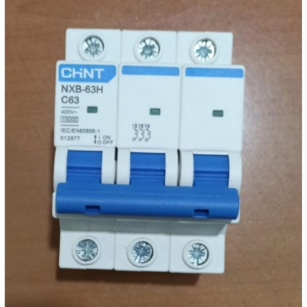 CHINT MCB NXB - 63H 3P 10kA 2A