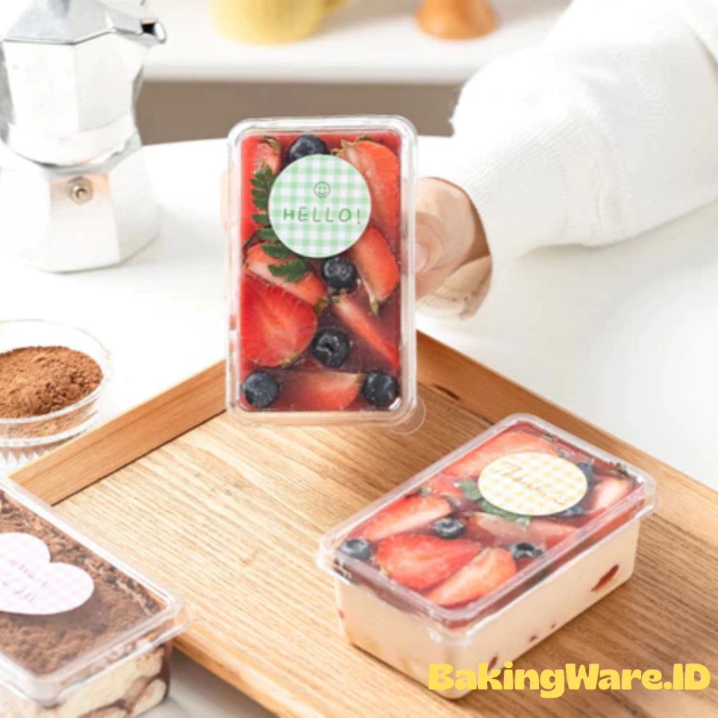10PCS 250ML Dessert Box Korean Dessert Cup Tiramisu Mika Kotak Cake Kue