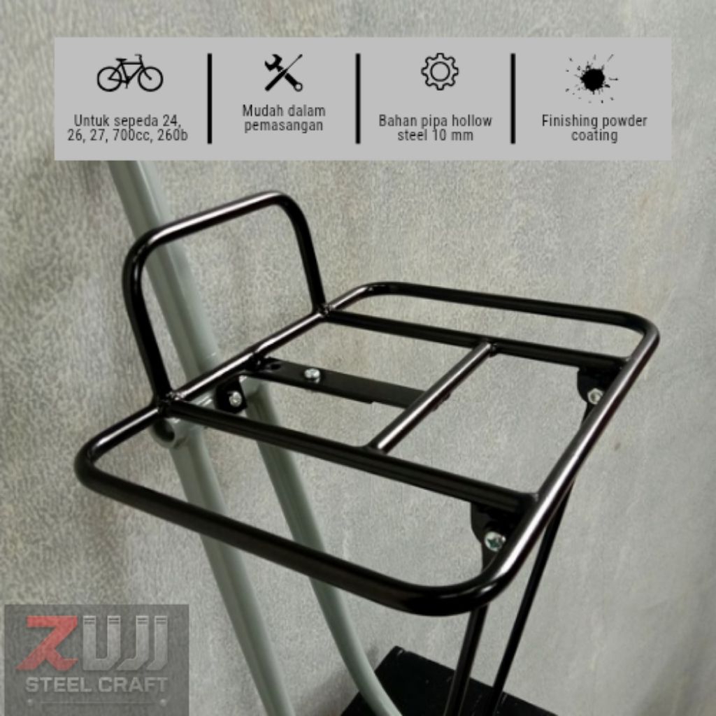 Front Rack Pizza Vintage MTB Rak Depan Sepeda Kalcer Federal Fixie Surly selly