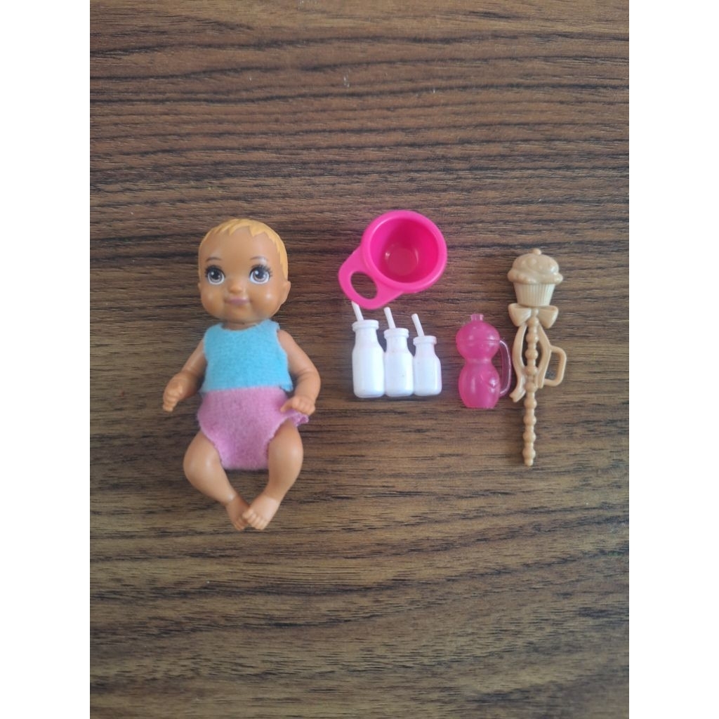 Bayi barbie mattel original (rambut blonde)