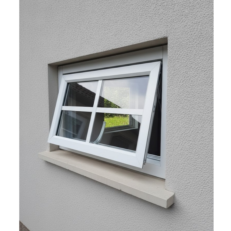 Jendela aluminium boven ornament