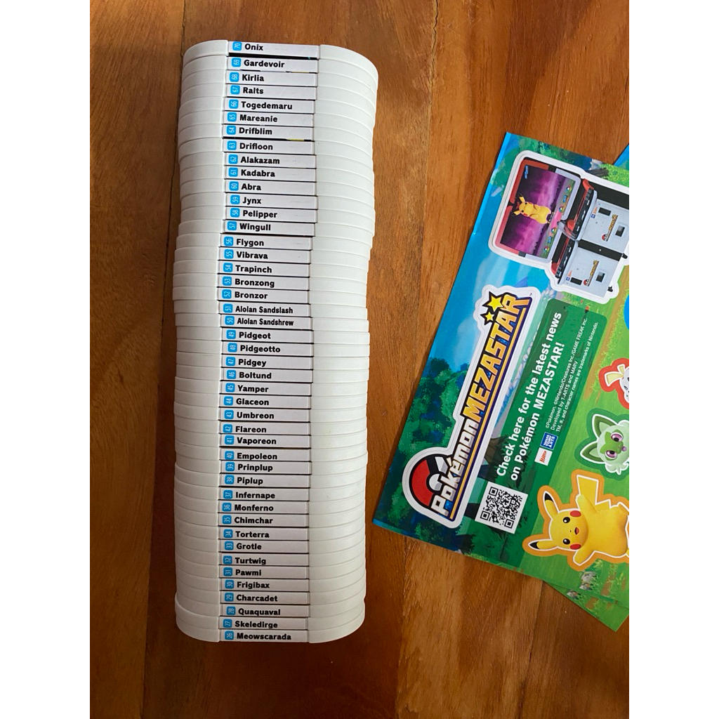 Chip / Tag Pokemon Mezastar B2 B3 B4 Season 2